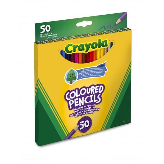 50 COLOURED PENCILS