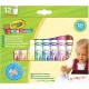 12 MINI KIDS FIRST MARKERS - WASHABLE