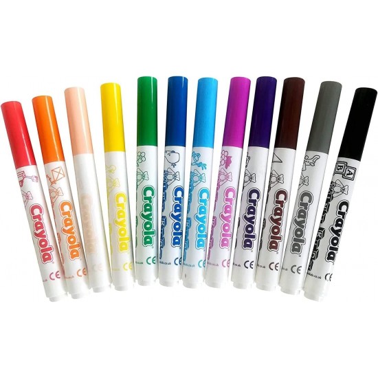 12 MINI KIDS FIRST MARKERS - WASHABLE