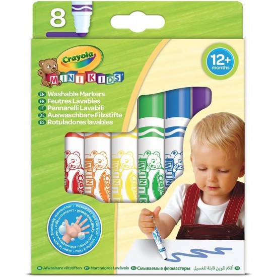 12 MINI KIDS FIRST MARKERS - WASHABLE