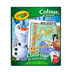 FROZEN 2 - COLOUR & STICKER BOOK