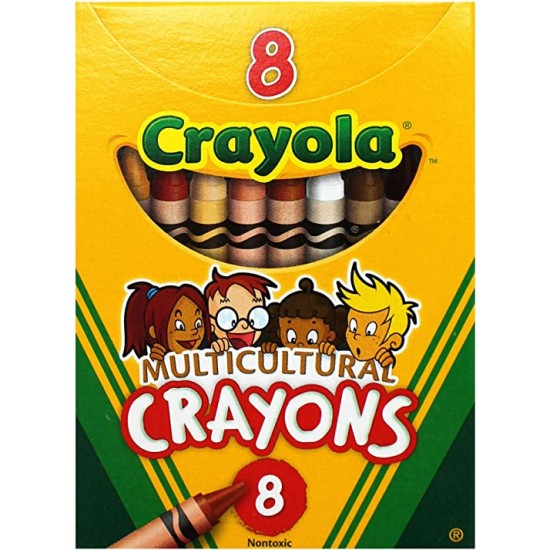 8 MULTICULTURAL CRAYONS