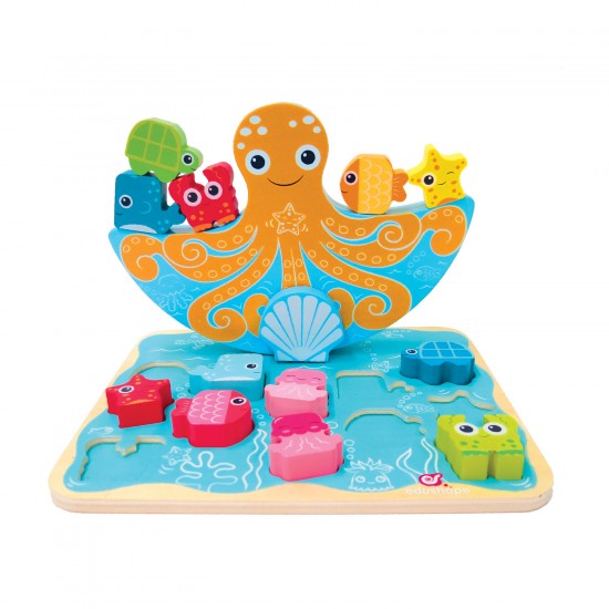 STACK AND BALANCE OCTOPUS PUZZLE 