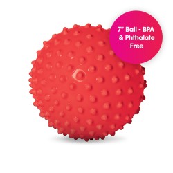 THE ORIGINAL SENSORY BALL, OPAQUE - RED