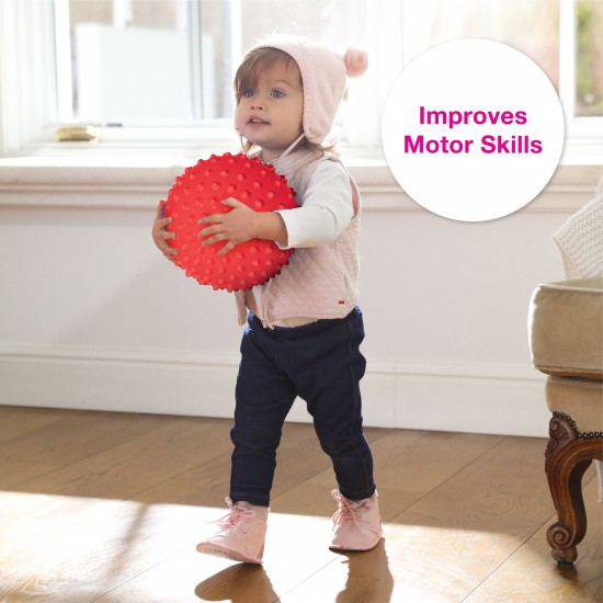 THE ORIGINAL SENSORY BALL, OPAQUE - RED