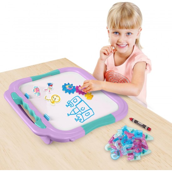 DOUBLE-SIDED BOARD & STORYBOOK MAGNETIC PLAYSET