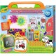 DOUBLE-SIDED BOARD & FARM PLAYSET