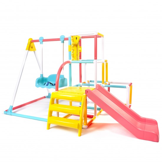 4-IN-1 CLIMB N SLIDE SWING SET