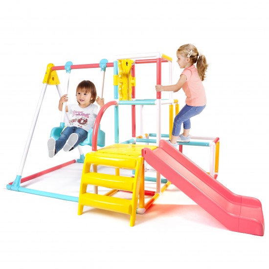 4-IN-1 CLIMB N SLIDE SWING SET
