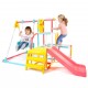 4-IN-1 CLIMB N SLIDE SWING SET