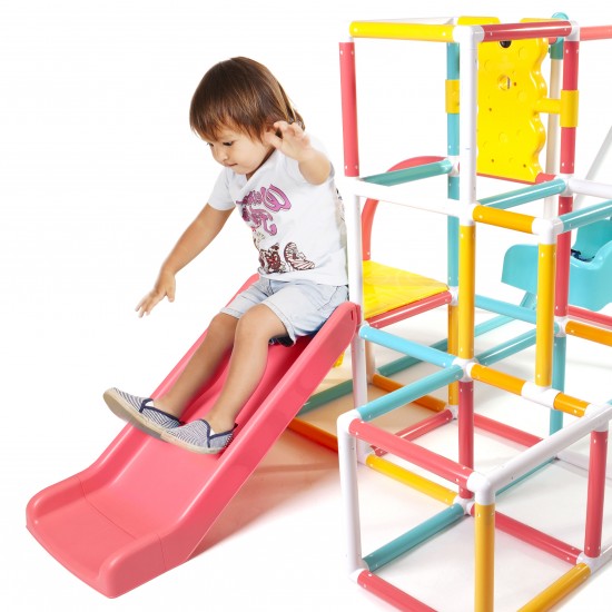 4-IN-1 CLIMB N SLIDE SWING SET