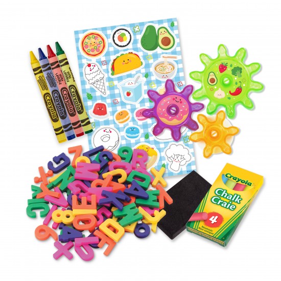 CRAYOLA READY-TO-CREATE:  MAGNETIC BOARD PLAYSET - FOODIE
