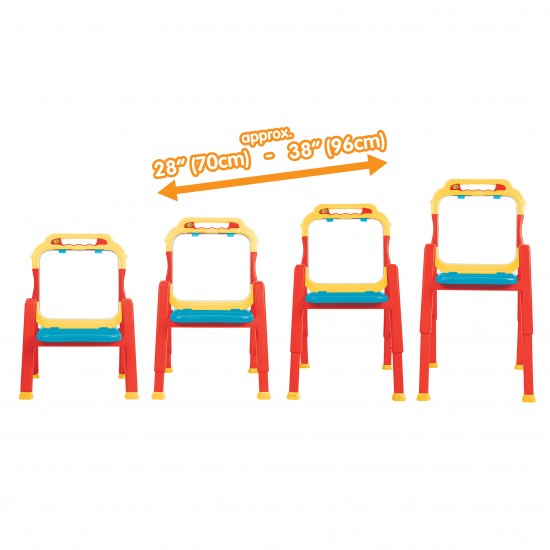 TRIPLE-THE-FUN ART EASEL 