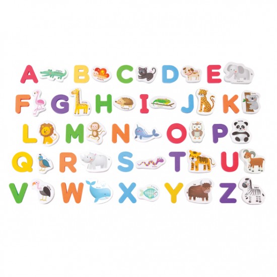 ABC MATCHING MAGNET SET - ANIMAL PARTY