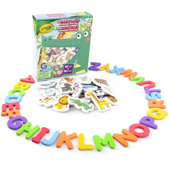ABC MATCHING MAGNET SET - ANIMAL PARTY