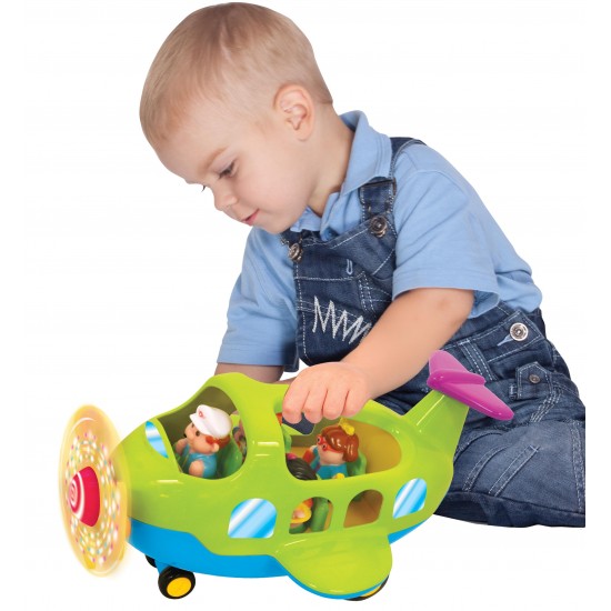 LIGHT N' SOUND ACTIVITY PLANE WITH LIGHT-UP PROPELLERS