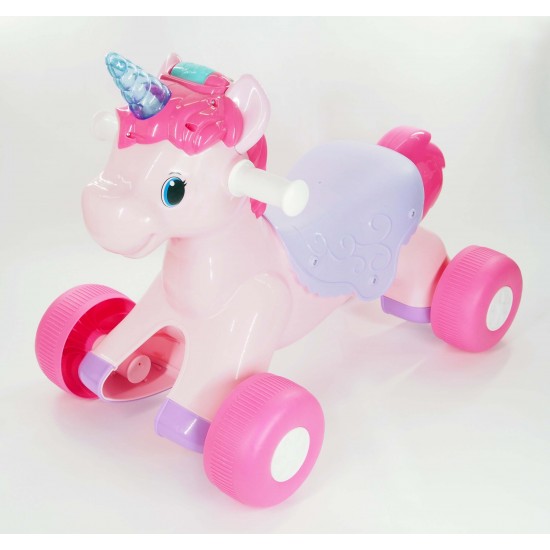 LIGHT N' SOUNDS DELUXE UNICORN RIDE-ON