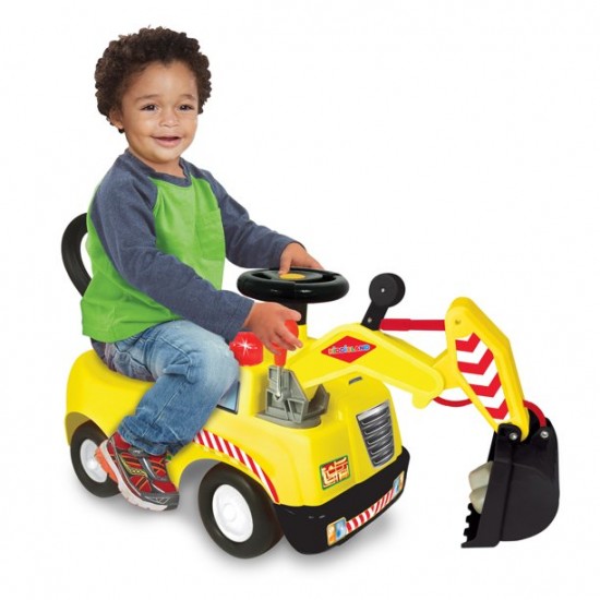 LIGHTS N' SOUNDS CONSTRUCTION DELUXE RIDE-ON