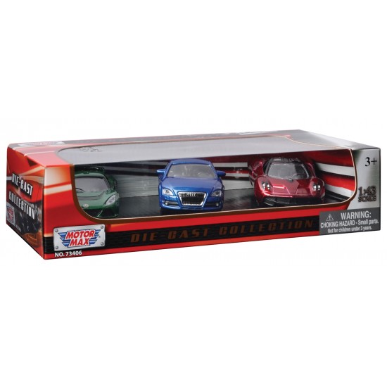 3 PC 1:43 DIE CAST VEHICLE SET 