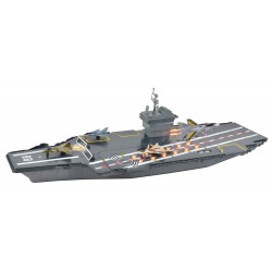 BATTLE ZONE - 32" ELECTRONIC AIRCRAFT CARRIER W/4 PCS 3.5" MX PLANES 