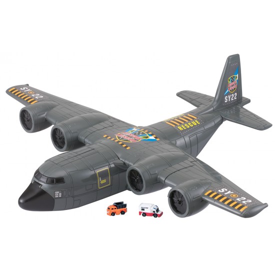 BATTLE ZONE - 19" TRANSPORT AIRCRAFT W/2 PC 1.5" CAR