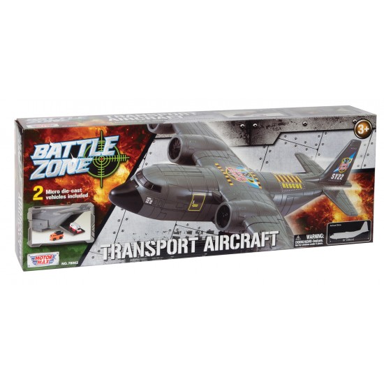 BATTLE ZONE - 19" TRANSPORT AIRCRAFT W/2 PC 1.5" CAR