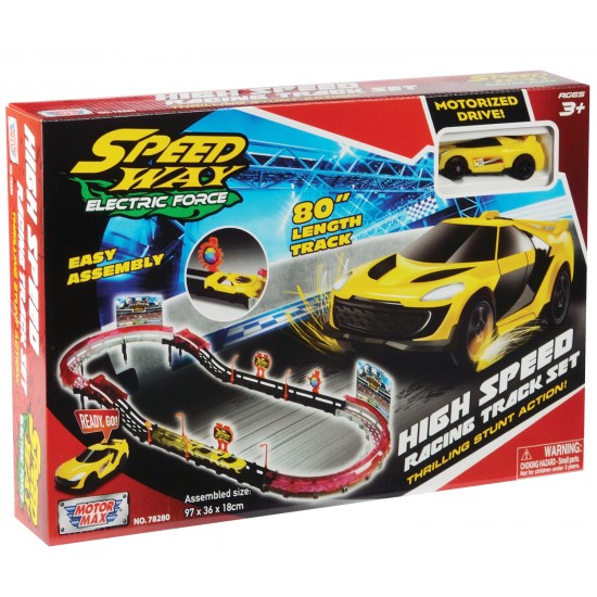 B/O HIGH SPEED RACING TRACK SET WITH 1 CAR