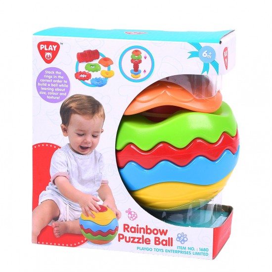 RAINBOW PUZZLE BALL