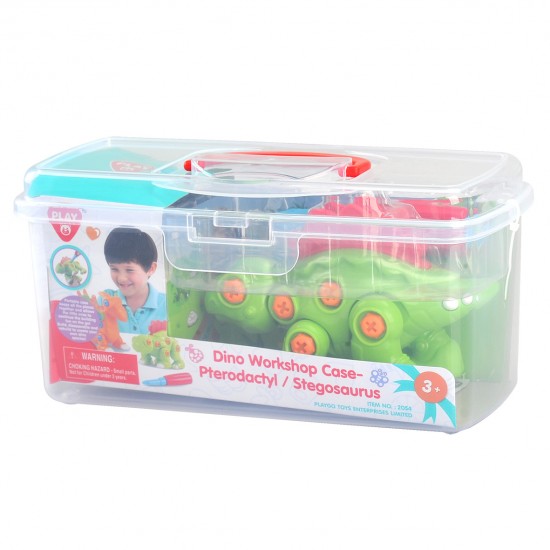 DINO WORKSHOP CASE - PTERODACTYL & STEGOSAURUS