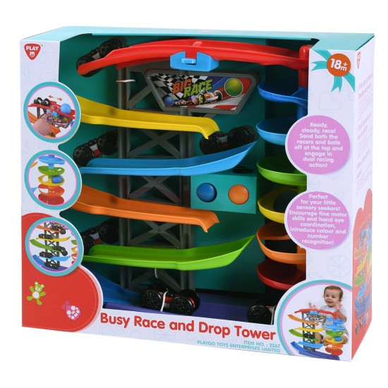 BUSY RACE AND DROP TOWER