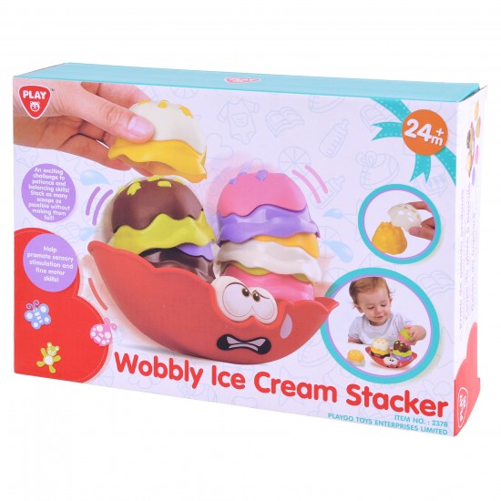 WOBBLY ICE CREAM STACKER