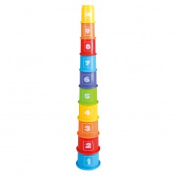 ANIMALS & NUMBERS STACKING TOWER