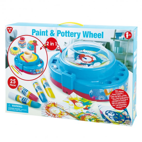 PAINT & POTTERY WHEEL 2 IN 1