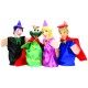 4 PIECES HAND PUPPET & PLASTIC THEATRE