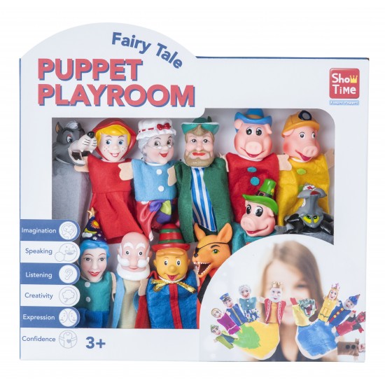 12 PIECES FINGER PUPPET PLAYSET
