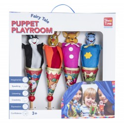 4 PIECES METAL CONE PUPPET PLAYSET