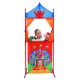 4 PIECES LARGE HAND PUPPET WITH PLASTIC THEATRE PLAYSET