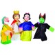 4 PIECES LARGE HAND PUPPET WITH PLASTIC THEATRE PLAYSET