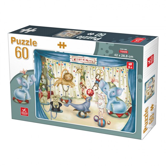 PUZZLE 60 PIECES / CIRCUS ANIMALS