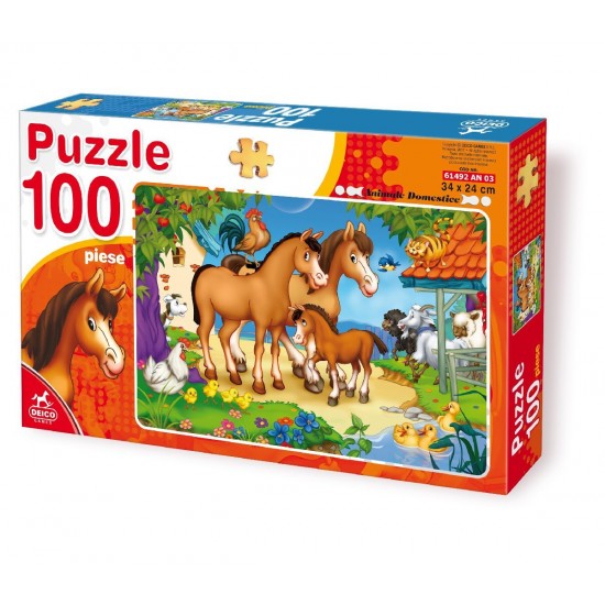 PUZZLE 100 PCS ANIMALS