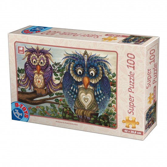 PUZZLE 100 PIECES OWLS