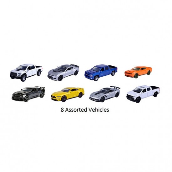 AMERICAN LEGENDS: 5" PULL BACK DIE-CAST CAR