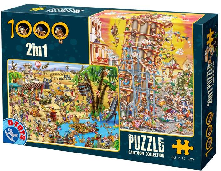 D-Toys Puzzle 1000 Teile – Sternzeichen Von Alphonse Mucha, 68 X 47 Cm, Kunst-Puzzle Für Erwachsene