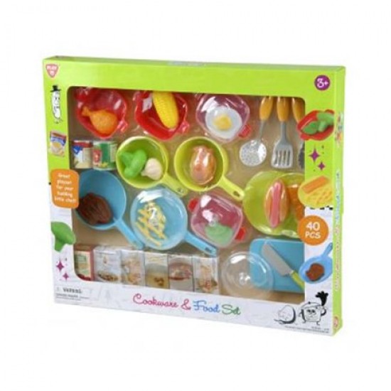 COOKWARE AND FOOD SET