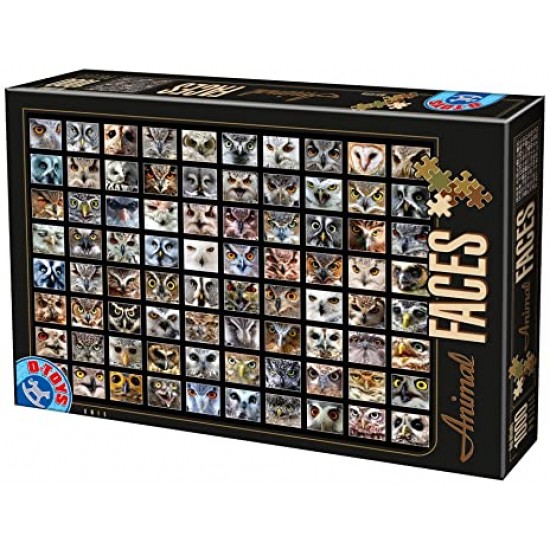 PUZZLE 1000 ANIMAL FACES