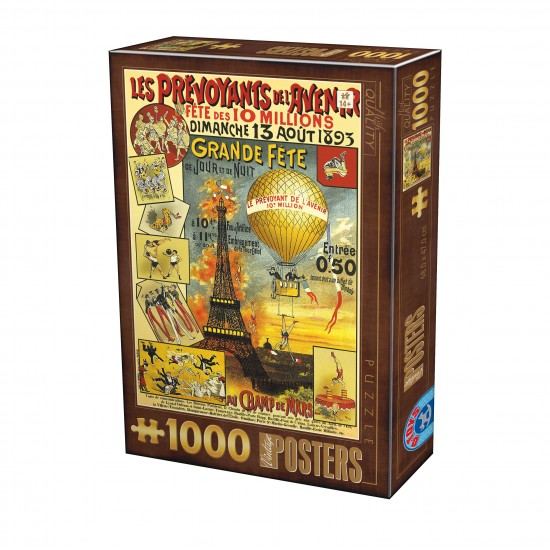 PUZZLE 1000 VINTAGE POSTERS