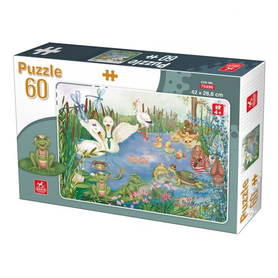 PUZZLE 60 PIECES / LAKE ANIMALS