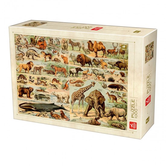PUZZLE 1000 ENCYCLOPEDIA - ANIMALS