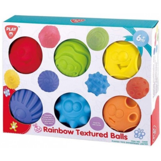 RAINBOW TEXTURED BALLS