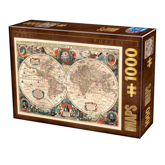 PUZZLE 1000 VINTAGE MAPS